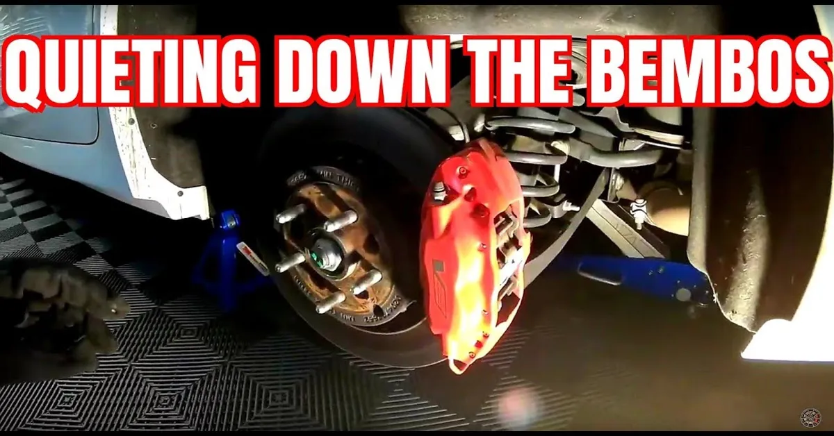 chevy ss brake squeal