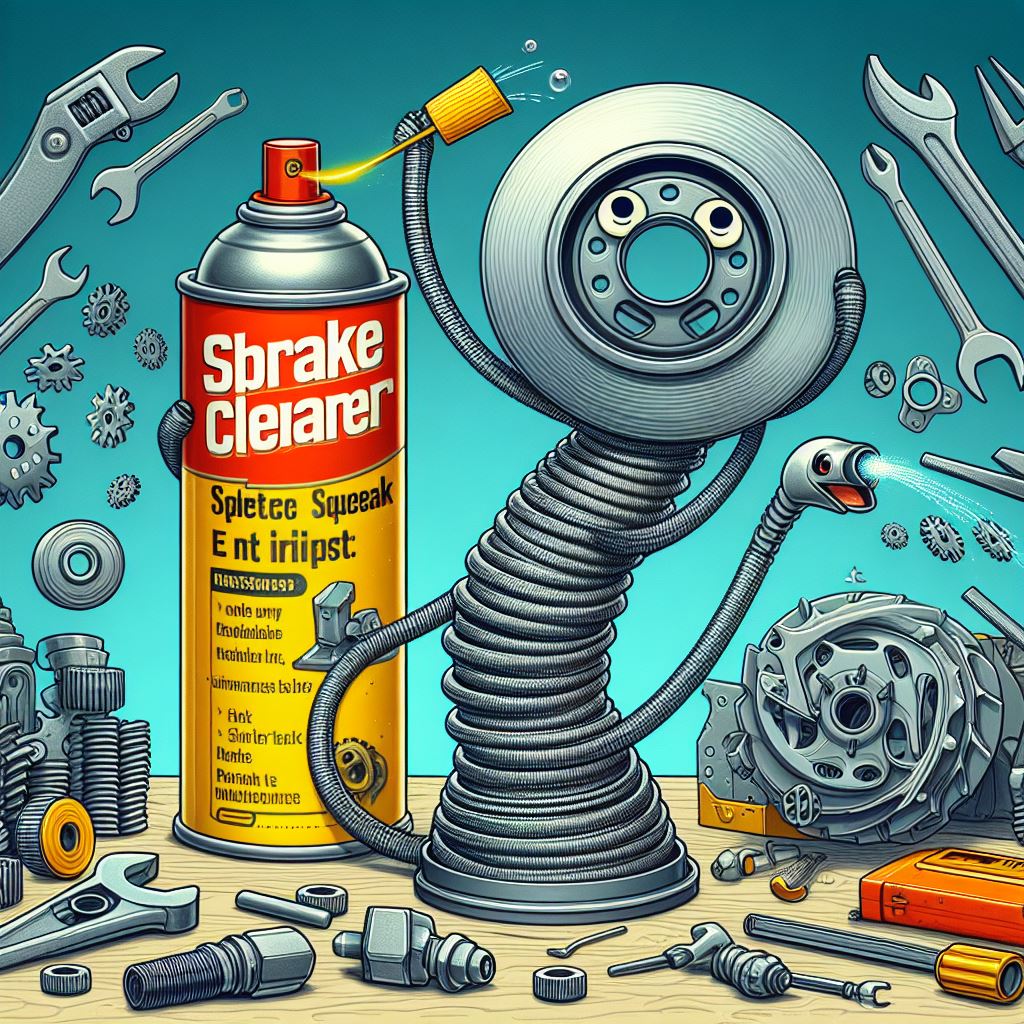 Silence Squeaky Parts With Brake Cleaner